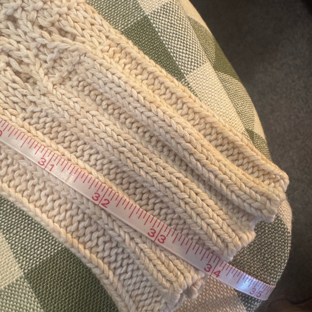 Lucky Brand Beige Open-Knit Cardigan - Picture 9 of 10